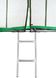 Батут Atleto 465 см з подвійними ногами з сіткою зелений (3 місця), Вуличні батути, Круглі, 180 кг, 465, Китай, Україна