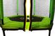 Батут Atleto 140 см шестикутний з сіткою зелений