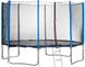 Батут Atleto 404 см з подвійними ногами з сіткою синій (2 місця), Синій, Вуличні батути, Круглі, 150 кг, 404, Китай, Україна, Зовнішня
