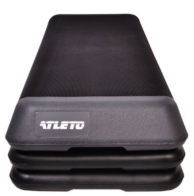 Степ-платформа професійна Atleto 47050 3 ступеньки,108-40-11,16,21 см, Регульовані, 1 рівень, 2 рівні, 3 рівні, 150 кг, Китай, Україна