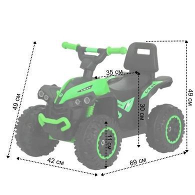 Дитяча машинка каталка толокар Spoko SP-925 зелений (42401037)